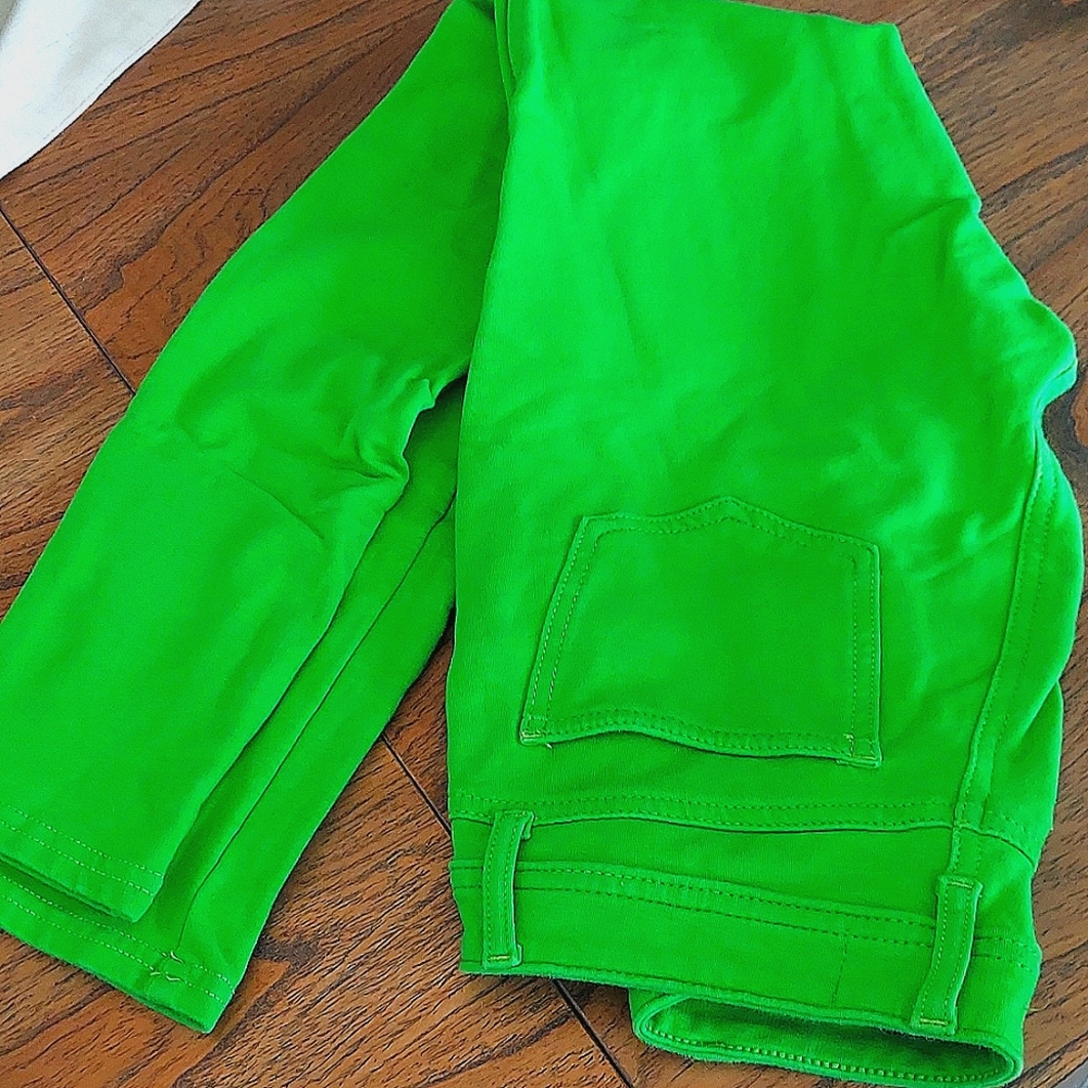 Vibrant Green stretchy skinny jeans